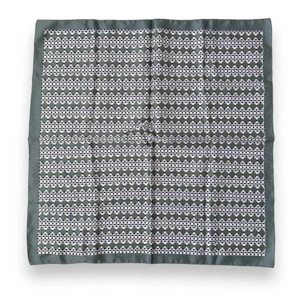 Gray & Purple Scarf 20” X 20” Unisex Square Scarve